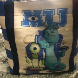Harvey’s monster inc poster tote